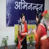 SPIC MACAY 2016- Greeting the guests with florals