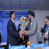 ICBN 2016- Vice Chancellor Sir presenting floral greetings to
