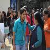 Dr. Madhu Kishwar appreciating the efforts put in by the students- Flash Mob performed by the students of the IISU- NC on WHI 2016