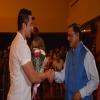 Floral Greetings by Vice Chancellor of the University to Mr. Sudhanshu Pandey