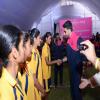 Mr. Abhishek Bachchan meeting the University kabaddi team