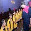 Mr. Abhishek Bachchan meeting the University kabaddi team