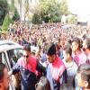 While leaving the University