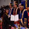 Graduands receiving the degrees, Convocation 2016