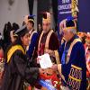 Graduands receiving the degrees, Convocation 2016