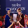 Vice Chancellor Sir presenting the memento to Dr, Subramanian Swamy